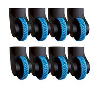 Cubiertas De Ruedas Giratorias para Maletas,Cubiertas De Protección De Ruedas para Maletas De Equipaje - Cubierta Protectora de Rueda Resistente al Desgaste, 8 Uds. | Accesorios de Equipaje para Todo