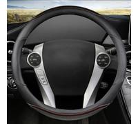 Cubiertas de Ruedas Protector para Volante De Coche De Carbono para Toyota para Prius 30(XW30) 2009-2015 para Aqua 2014 para Prius C(US) V(US) 2012-2017(Coffee)