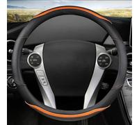 Cubiertas de Ruedas Protector para Volante De Coche De Carbono para Toyota para Prius 30(XW30) 2009-2015 para Aqua 2014 para Prius C(US) V(US) 2012-2017(Orage)