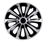Cubiertas de ruedas set de 4 unidades SD plateado 16 pulgadas auto