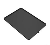 Cubiertas de silicona aptas para alimentos para estufas eléctricas que ofrecen protección contra arañazos y calor, adecuadas para cocinar y hornear (es negro)