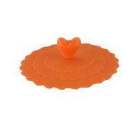 Cubiertas de silicona genéricas, fundas de silicona de moda con clip de amor, tapas creativas de moda para bebidas frías y calientes