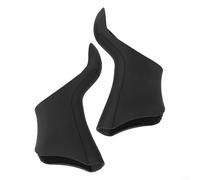 Cubiertas de silicona para palanca de freno de bicicleta compatibles con ST 2400/3500/4500 que proporcionan un agarre seguro y características resistentes a la intemperie (negro)