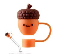 Cubiertas de silicona para popote, tapón de derrames, tapa de silicona a prueba de polvo, tapón de derrames para vasos, juego de tapones para bebidas a prueba de polvo de 10 mm, accesorios para tazas