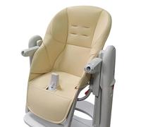 Cubiertas de sillas altas de restaurante para bebés, portada de silla alta para bebé,Protector de cojín de cubierta de cuero de cuero PU |Piezas de reemplazo Cojín de asiento cómodo, lavable a máquin