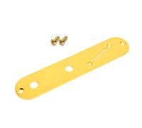 Cubiertas de tablero de control de guitarra eléctrica con tornillos de montaje para 3 interruptores de puente de opciones de color, placa de control para
