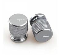 Cubiertas de Tallo Tapón De Válvula Universal Antipolvo Neumáticos Motocicleta para Honda TRANSALP 750 XL 600 650 700 V XL700V XL650V 2018 2019 2020-2024(Silver)