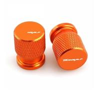 Cubiertas de Tallo Tapón De Válvula Universal Antipolvo Neumáticos Motocicleta para Honda TRANSALP 750 XL 600 650 700 V XL700V XL650V 2018 2019 2020-2024(Orange)
