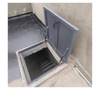 Cubiertas de tragaluz for trampilla de acceso al techo del hogar, ventana de salida plana residencial y comercial, puerta de seguridad en la azotea(21.7x33.5"/55x85cm)