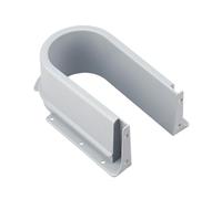 Cubiertas De Tubería En Forma De U for Lavabo Debajo Del Fregadero, Cubierta De Corte Inferior Extraíble for Cajón De Gabinete De Baño, Divisores De Cajón De Bricolaje, Deflector Empotrado,Gris