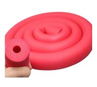 Cubiertas de tubos de espuma, tubos de espuma de aislamiento de tuberías para tuberías de agua caliente y fría, envoltura aislada para tuberías de cobre, PVC, línea de CA, 20 mm THK, 3.3 pies (rojo