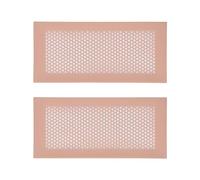 Cubiertas de Ventilación a Prueba de Bebés, 2 Cubiertas Protectoras de Ventilación de Seguridad contra Insectos Fáciles de Instalar para Pisos del Hogar (Marrón)