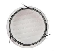 Cubiertas de ventilación redondas con pantalla extraíble para instalación en pared o techo, fabricadas en ABS, adecuadas para su uso con varias mangueras de tubería (150 mm)