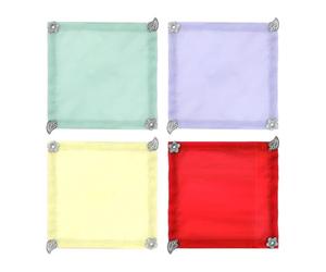 Cubiertas de vino para copas - Copa de vino con peso 4 piezas - Tapa protectora reutilizable de malla portátil para avión, Navidad, viaje, taza