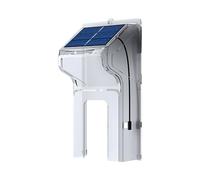 Cubiertas De WeatherPoof Escudo De Protección Teclado Instalación Fácil Las Cubiertas Timbre Protector Timbre con Panel Solar Escudo Resistente A La Intemperie