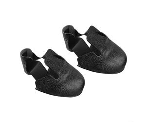 Cubiertas de zapatos de cuero antigolpes con protección de puntera de acero y bandas elásticas, adecuadas para varios entornos de trabajo y requisitos de seguridad