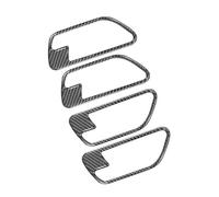 Cubiertas Decorativas Interiores Para Manijas De Puertas Para Serie 3 GT F30 F34 2013-2018 IENQBVL(Black carbon fiber)