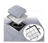 Cubiertas decorativas invisibles de acero inoxidable 304 para desagüe y rejillas de alcantarillado y soluciones elegantes para sistemas de aguas residuales y drenaje
