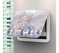 Cubiertas Decorativas para Cajas De Fusibles, Cubierta De La Caja del Medidor Eléctrico, Cubrecontador, Caja Medidor Electrico Decorativa Decora Sala De Estar F,38 * 28cm
