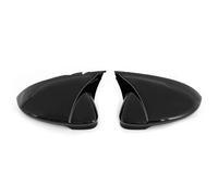 Cubiertas Del Retrovisor Compatible Con VW Para Golf 8 MK8 VIII 2020-2024 Par Cubiertas Espejos Laterales Tapas Negras Brillantes Para Retrovisor De Ala Con Asistencia De Carril