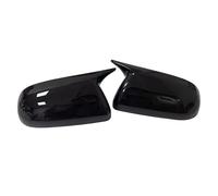 Cubiertas Espejo Puerta Adhesivo Para Citroen Lova Para Aveo 2007-2010. Carcasa Tapa Puerta Embellecedor ABS Carbono Fundas Espejo(Gloss Black)