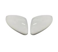 Cubiertas Espejo Retrovisor Cubiertas Repuesto Espejos Retrovisores Laterales Coche Color Negro Blanco Y Carbono, Para Peugeot 208 2008-2018(BLANCO)