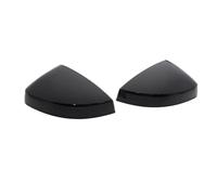 Cubiertas Espejo Retrovisor Para A-udi A3 S3 8V RS3 2013-2019 Cubiertas De Espejo Lateral Tipo Alerón Coche Plateado Tapa Espejo Retrovisor Carcasa Puerta Accesorios 2 Uds Cubierta Espejo Lateral(Negr