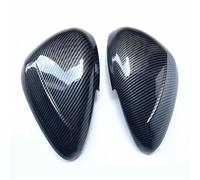Cubiertas Espejo Retrovisor Para Citroen C4 Para Grand Para Picasso Ll 2013-2017 Cubiertas Espejo Retrovisor Coche Protectores Borde Carcasa Fibra Carbono Plateada 2 Uds Cubierta Espejo Lateral(Fibra