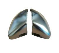 Cubiertas Espejo Retrovisor Reemplace 2 Piezas Para Audi A3 S3 8 V Cromo Cepillado Aluminio Plata Mate Espejo Lateral Cubiertas 2013 2014 2015 2016 2017 2018 2019 2020 Tapas Cubierta Espejo(With blind