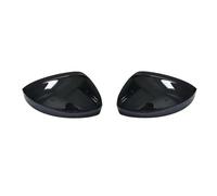 Cubiertas Espejos Para VW Para Tiguan MK2 2017 2018 2019 2020 Tapas De Repuesto Para Espejo Retrovisor Lateral Cromado Mate Tapa Espejo Retrovisor(Gloss black)