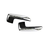 Cubiertas Espejos Retrovisores Laterales Acabado Cromado Negro Brillante Para Chevy Para Silverado 1500 2019 2020 2021 2022 2023 2024(Chrome)