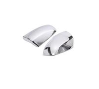 Cubiertas Espejos Retrovisores Laterales Para Toyota Para Tundra Para CrewMax 2008-2021 Para Sequoia Acabado Negro Estilo Fibra Carbono(Plata)