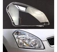 Cubiertas Faro Coche para Nissan Qashqai 2009~2015, Lente Carcasa Cristal Faro Delantero Pantalla Transparente Lámpara Faro Delantero Shell,Left