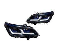 Cubiertas Faros Faros Delanteros De Estilo Coche Para Para E60 523i 530i 2003-2009 Faro LED Ojo Ángel DRL Hid Bi Xenon Accesorios Para Automóviles Cubierta PláStico(For 03-07 User,Volante izquierda)