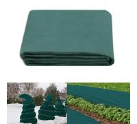 Cubiertas flotantes reutilizables para jardín de 1,2 x 53 m, forro polar hortícola resistente a los rayos UV para protección de verduras y plantas en invierno, solución de cobertura verde oscuro