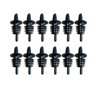 Cubiertas for botellas de licor, vertedores vino PVC, tapones plástico, vertido suave for barra aceite, herramientas cocina for el hogar, 100 Uds