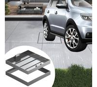 Cubiertas invisibles para inspección de alcantarillado, tapas de alcantarillado pesadas para patios y entradas, resistentes a la intemperie y seguras