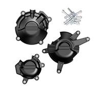 Cubiertas La Caja Estator Motor De Motocicleta Protectores Secundarios Para CB650R Para CBR650R Para CB Para CBR 650R ABS 2021 2022 2023 2024 2025 Cubierta Del Estator(Black)