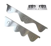 Cubiertas laterales para huecos de estufa, protector de grietas del horno para contador,Cubierta de la ranura del mostrador de cocina acero inoxidable | Juego de protección de grietas de horno ajustab