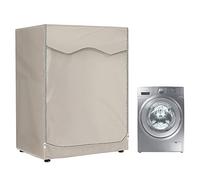 Cubiertas lavables, cubierta secadora para exterior, funda lavadora de exterior, cubierta impermeable (marrón claro, 65 x 60 x 85 cm) (XL)