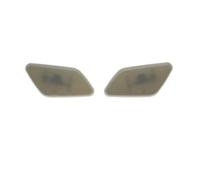 Cubiertas Lavafaros Para Mitsubishi Para Outlander 2016-2018 Negro Gris Faro Parachoques Delantero Boquilla Pulverización Cubierta Chorro 8264A311WB 8264A312WB(Gray unpainted)