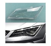 Cubiertas Lentes Faros Coche para Seat para Leon 2013 2014 2015 2016-2018 Cubierta Faro Pantalla Faro Pantalla Lámpara Transparente Plexiglás Reemplazo Lente(Izquierda)