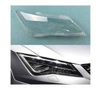 Cubiertas Lentes Faros Coche para Seat para Leon 2013 2014 2015 2016-2018 Pantalla Transparente Carcasa Faro Delantero Cubierta Faro Lente Piezas Repuesto(Derecha)