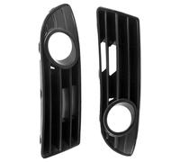 Cubiertas luz antiniebla Marco La Cubierta Parachoques Delantero Rejilla Inferior Antiniebla Cubiertas Bisel La Parrilla Compatible Con VW Para Polo 2005 2006 2007 2008 2009 6Q0853666E