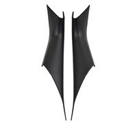 Cubiertas Manija Agarre Panel Puerta Coche Para BMW 5 Series G30 G38 525li 528 530 540 2018 Embellecedor Protector De Reposabrazos Fibra Carbono(Negro)