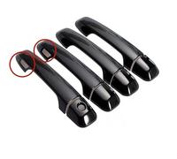 Cubiertas Manija Puerta Exterior Coche Para Land Cruiser Prado 150 2010-2019 LC150 J150 Todos Los Modelos 4 Puertas Estilo Cubierta Manija Puerta Coche Negro Brillante(Black 2 sensor)