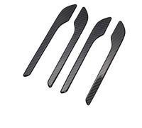 Cubiertas Manija Puerta Lateral Para Modelo 3 2021 Y Accesorios Cubre Puerta Pasta Fibra Carbono ABS 4 Unids/set Manija De Coche(Glossy carbon-ABS)