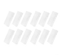 Cubiertas modulares para caja de fusibles, compatibles con Legrand Hager para paneles eléctricos Schneider, ranura de plástico blanco para riel DIN, 24 piezas (24 piezas)