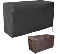 Cubiertas Muebles 1 funda for caja de terraza, impermeable, resistente, for patio, otomana, protección for todo tipo clima, for exteriores, tamaño grande para exterior(158x76x71cm)
