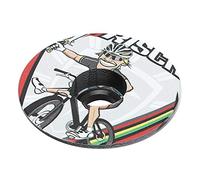 -cubiertas para auriculares de bicicleta, aleación de aluminio, cubierta superior de horquilla delantera, parte superior plana para bicicleta de montaña y carretera (B)